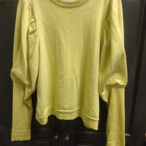 Misa Los Angeles Vibrant Yellow Knit Top